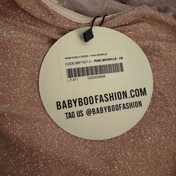 Pink Sparkly Babyboo Dress - Picture 4 of 4